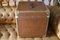 Large Brown Cube Shape Hat Trunk, 1930s 4