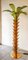 Brass Palm Floor Lamp with Murano Glass 21