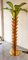 Brass Palm Floor Lamp with Murano Glass 15