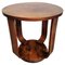 Austrian Art Deco Blond Walnut Coffee Table 1