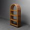 Vintage Arched Bamboo Bookcase, 1970s 2
