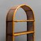 Vintage Arched Bamboo Bookcase, 1970s 4