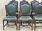 English Dining Chairs in Mahogany & Top Leather, Set of 12 16