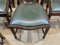 English Dining Chairs in Mahogany & Top Leather, Set of 12 14