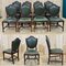 English Dining Chairs in Mahogany & Top Leather, Set of 12 17