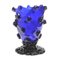 Klare blaue Nugget Kl Vase von Gaetano Pesce für Fish Design 1