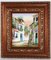 Spanish Artist, Street in a Typical Spanish Village, 20th Century, Oil on Canvas, Framed 2