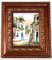 Spanish Artist, Street in a Typical Spanish Village, 20th Century, Oil on Canvas, Framed 7