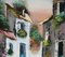 Spanish Artist, Street in a Typical Spanish Village, 20th Century, Oil on Canvas, Framed, Image 4