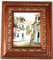 Spanish Artist, Street in a Typical Spanish Village, 20th Century, Oil on Canvas, Framed 10