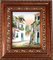 Spanish Artist, Street in a Typical Spanish Village, 20th Century, Oil on Canvas, Framed 5