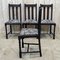 Early 20th Century English Dining Chairs in Oak, Set of 4, Image 2