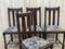 Early 20th Century English Dining Chairs in Oak, Set of 4 5