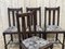 Early 20th Century English Dining Chairs in Oak, Set of 4, Image 5