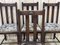 Early 20th Century English Dining Chairs in Oak, Set of 4, Image 4