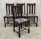 Early 20th Century English Dining Chairs in Oak, Set of 4 1