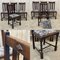 Early 20th Century English Dining Chairs in Oak, Set of 4, Image 8