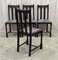 Early 20th Century English Dining Chairs in Oak, Set of 4 3