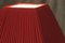Lampade da tavolo con paralumi rossi, set di 2, Immagine 7
