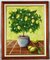 Toni, Natura morta con albero di limone, XX secolo, Olio su tela, Incorniciato, Immagine 6