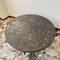 Brutalist Coffee Table with Natural Stone Top 2