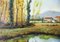 Tipico paesaggio spagnolo, XX secolo, olio su tela, con cornice, Immagine 3