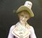 Figura de dama de porcelana biscuit, Sitzendorf, década de 1800, Imagen 6