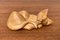 Figura de leona durmiente vintage de madera, Imagen 1