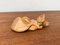 Figura de leona durmiente vintage de madera, Imagen 9