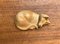 Figura de leona durmiente vintage de madera, Imagen 5