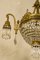 Lámpara de araña Imperio antigua de cristal, década de 1900, Imagen 5