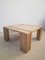 Vintage Coffee Table in Fluted Travertine, Italy, 1970s, Image 1