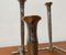 Danish Brutalist Sculptural Cast Aluminum Candleholder 31