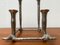 Danish Brutalist Sculptural Cast Aluminum Candleholder 4