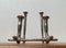 Danish Brutalist Sculptural Cast Aluminum Candleholder 5