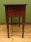 Antique Oak Lowboy Side Table with Drawers 6