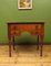 Antique Oak Lowboy Side Table with Drawers 1