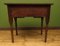 Antique Oak Lowboy Side Table with Drawers 5