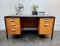Vintage Teak Desk with Drawers by Abbess Linear 2