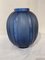 Art Deco Blue Glass Vase 1