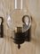 Lampade da parete vintage in ottone e vetro, Svezia, set di 2, Immagine 11