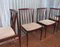 Mid-Century Rosewood Dining Chairs from Awa Meubelfabriek, 1960s, Set of 5 3