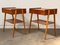 Mid-Century Scandinavian Teak Nightstand Sidetables with Drawers, Set of 2, Image 1