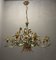 Italian Flower Tole Chandelier 2