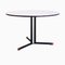 Round Black and White Dining Table by Hein Salomonson from Ap Originals, 1950s, Image 1