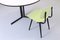 Round Black and White Dining Table by Hein Salomonson from Ap Originals, 1950s 13