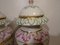 Jarrones antiguos de porcelana con tapa de Capodimonte, Italia. Juego de 2, Imagen 12