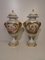 Antique 19th Century Lidded Porcelain Urn Vases from Capodimonte, Italy, Set of 2, Image 6