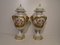 Antique 19th Century Lidded Porcelain Urn Vases from Capodimonte, Italy, Set of 2 13