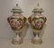 Antique 19th Century Lidded Porcelain Urn Vases from Capodimonte, Italy, Set of 2 1
